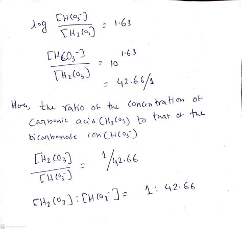 [Solved] The pH of a bicarbonate-carbonic acid buffer is 8.00 ...