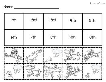 Room on a Broom Sequencing by Rachel Gooch | Teachers Pay Teachers