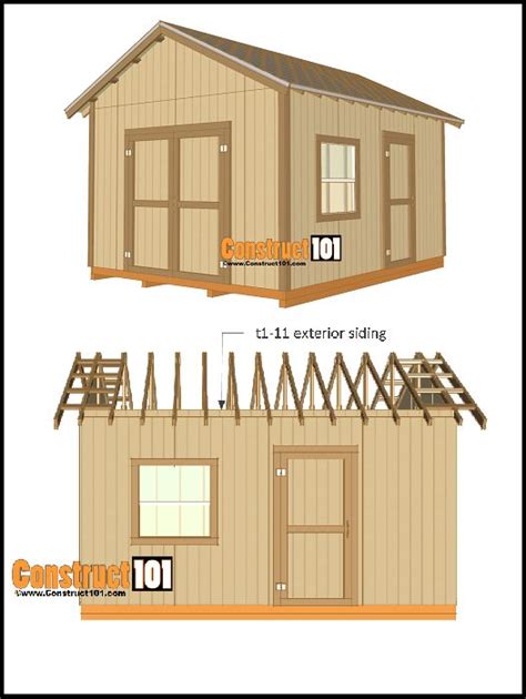 Free Shed Plans With Drawings Material List Free Pdf Download Shed Plans Free Shed