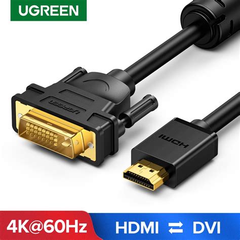 Ugreen 1M HDMI To DVI DVI D 24 1 Pin Adapter Male To HDMI Male