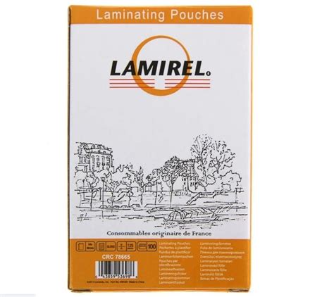 Пленка для ламинирования Fellowes Lamirel LA-78665 глянцевая, плотность ...