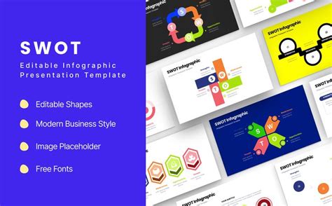 SWOT Business Infographic Presentation Template PowerPoint Template ...