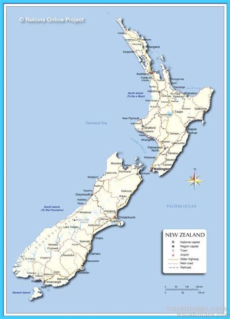 Map of New Zealand - TravelsMaps.Com