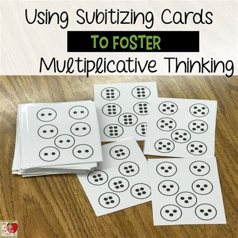 Using Subitizing Cards To Foster Multiplicative Thinking Subitizing