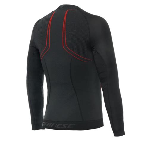 Koszulka Termoaktywna Dainese No Wind Thermo Ls Black Red Czarny