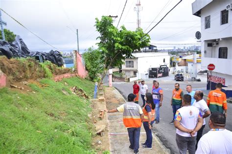 Prefeitura Inicia Reconstru O Do Muro Do Cemit Rio S O Francisco Que