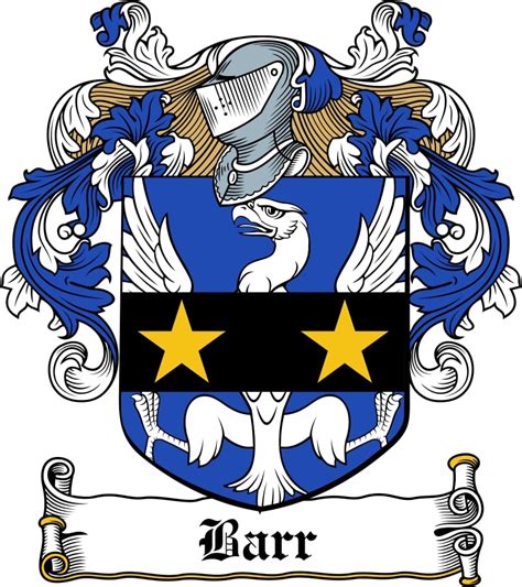 Barr Family Crest / Irish Coat of Arms Image Download - Tradebit