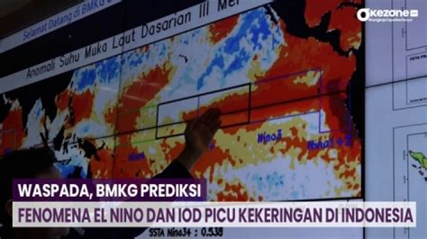 Waspada Bmkg Prediksi Fenomena El Nino Dan Iod Picu Kekeringan Di