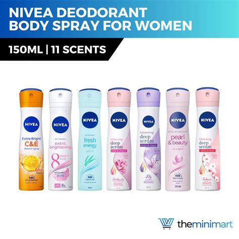 Nivea Deodorant Body Spray For Women 150ml Fresh And Long Lasting