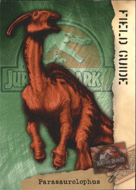 Jurassic Park Iii Field Guide Parasaurolophus Jurassic Park Photo 43509499 Fanpop