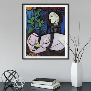 Pablo Picasso Nude Green Leaves And Bust Giclee Print Reproduction Painting Large Size Canvas