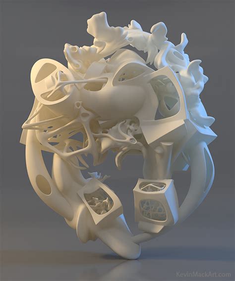 Kevin Mack Art - Totem To The Illusion Of Things - 3D Rendered Virtual ...