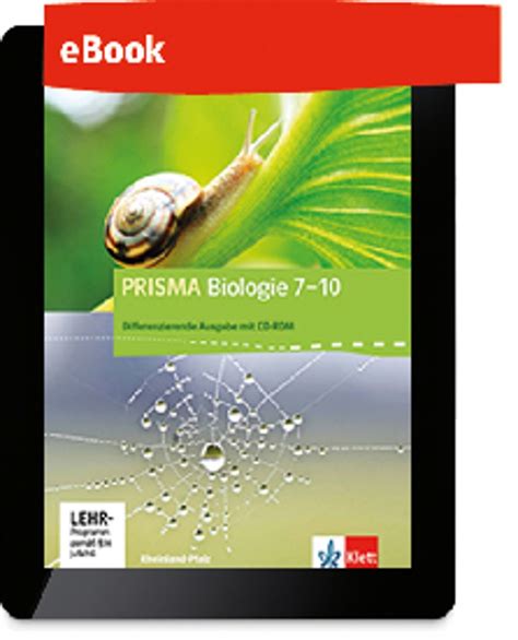 Ernst Klett Verlag PRISMA Biologie 7 10 Differenzierende Ausgabe