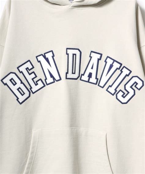 Ben Davis（ベンデイビス）の「ben Davis ベンデイビス ビッグシルエット ヘビーウェイト カレッジロゴ ワッペン 刺繍 スウェット パーカー（パーカー）」 Wear