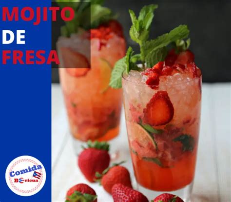 ️ Receta → 《mojito De Fresa》boricua ※【2024】↑↑ 🔥