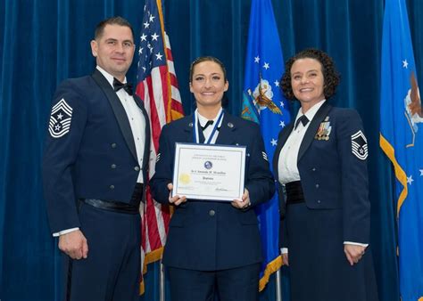 U S Air Force Senior Airman Amanda Mcmillan Receives The Distinguished