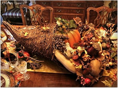 Thanksgiving Horn of Plenty Table - Debbee's Buzz