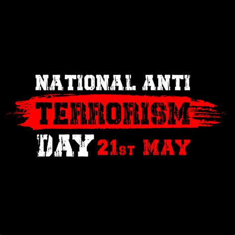 National Anti Terrorism Day Banner 6398262 Vector Art At Vecteezy