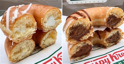 Krispy Kreme Glazed Cream-Filled Doughnuts 2019 | POPSUGAR Food