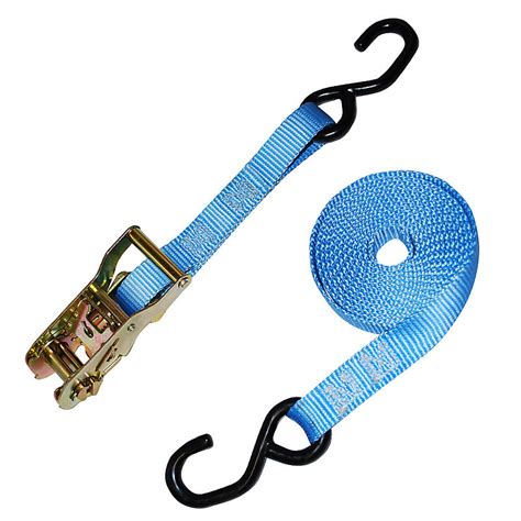 1" Heavy Duty Ratchet Strap with S-Hooks | RatchetStraps.com