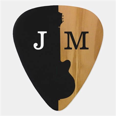 Stylish Black / Wood Guitar Pick for the Guitarist | Zazzle | Wood guitar pick, Guitar crafts ...