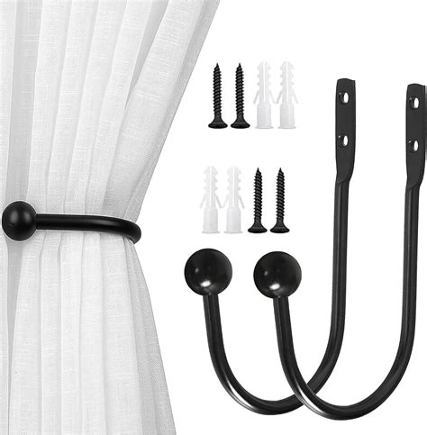 Amazon de 2 StüCk Vorhanghalter Wand Gardinenhalter Wand Raffhalter