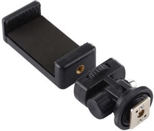 Hiffin Adjustable Angle Pole Swivel Hot Shoe Mount Screw Hot Shoe Mount Mobile Holder