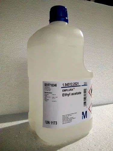 Lab Grade Merck Ethyl Acetate Purity 99 5 2 5 L At Rs 696 Litre In