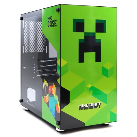 Корпус Mastero Minecraft Case Mini Tower без БП черный 1203095