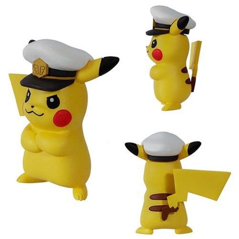 全新未開封 玩具 禮物 Pokemon Pikachu Figure Captain Style Black Poke Ball 寵物