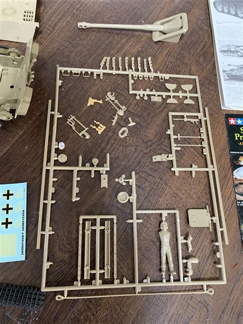 Partially Built Tamiya Jagdpanzer V Jagdpanther Sd Kfz S Kit