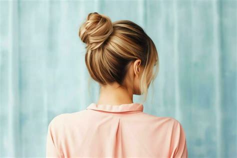 Woman Hair Bun Stock Photos, Images and Backgrounds for Free Download