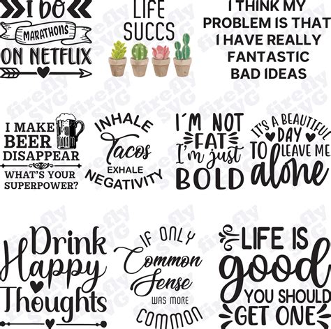 Funny Svg Bundle Sarcastic Svg Bundle Funny Quotes Svg Sarcastic Svg