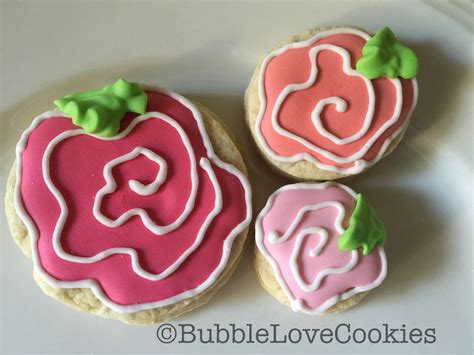 Roses Inspired By Sweet Sugarbelle Sweet Sugarbelle Flower Cookies Sugar Cookie