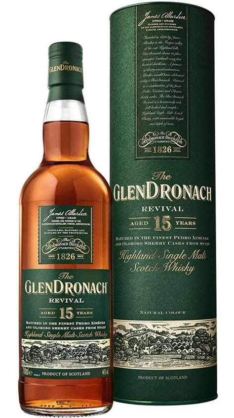 WHISKY GLENDRONACH 15 YO REVIVAL 0 7L 46 Sklep ALEEKS ALKOHOLE