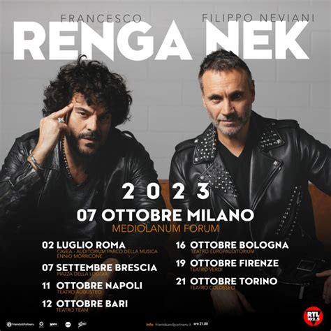 Francesco Renga e Nek, il singolo inedito “L’infinito più o meno” e le ...