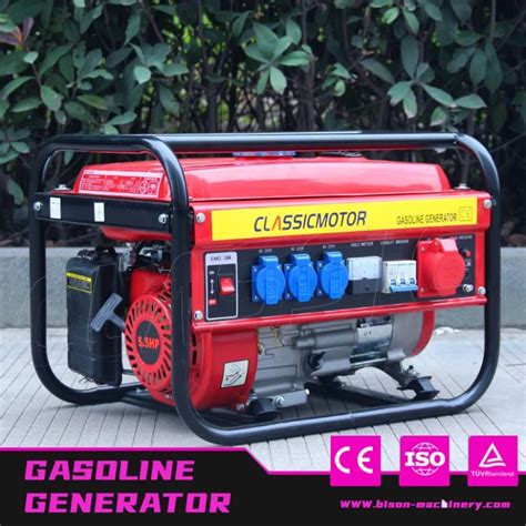 Bison Bs Silent Hp Engine Portable Petrol Gasoline Generator