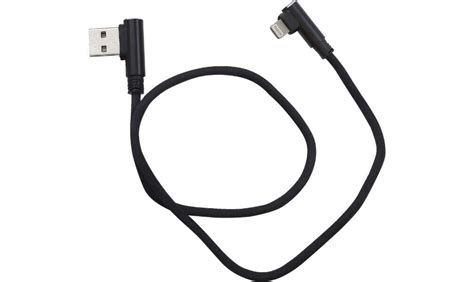 Ridepower Rp90degusblht18 90deg Usb Phone Charging Cable Lightningiphone 18in For