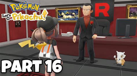 Pokemon Let S Go Pikachu Walkthrough Part 16 Team Rocket Hideout