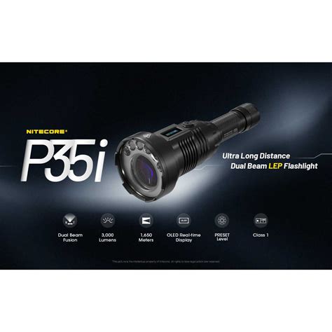 Jual NITECORE Senter LED CREE XP-G3 U3 3000 Lumens - P35i