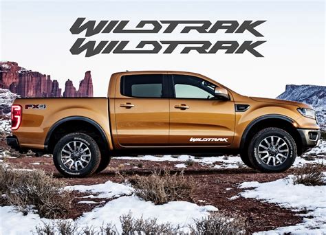 Ford Wildtrak Sport Ranger Raptor Tailgate Side Decal Sticker Pick Up