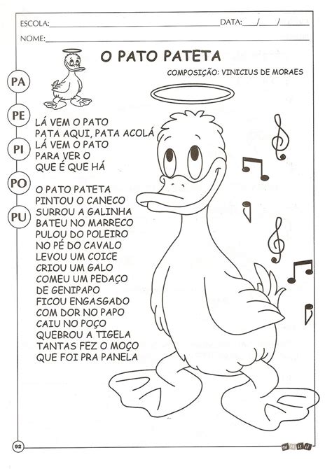 Texto Infantil Pequeno Para Copiar