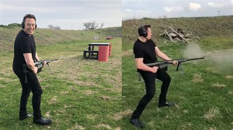 Elon Musk Shares Video Of ‘hip Firing Several Rounds Of His Assault