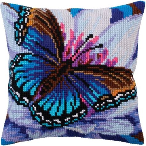 Turquoise Butterfly Ii Cross Stitch Tapestry Kit Collection Dart Cd5