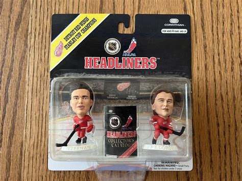 Steve Yzerman Sergei Fedorov Detroit Red Wings Headliner Figures