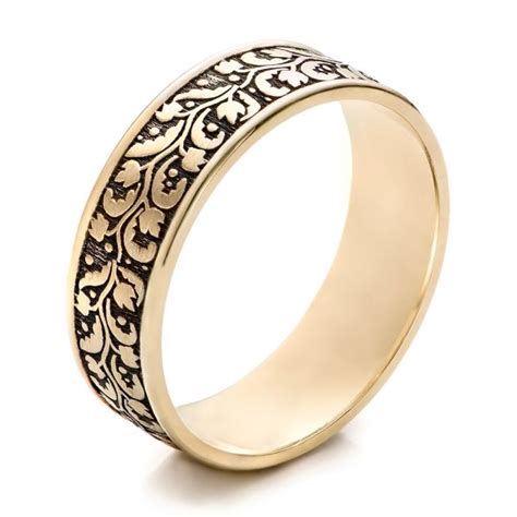 Men's Engraved Wedding Band #101050 - Seattle Bellevue | Joseph Jewelry