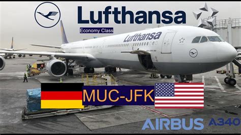 Trip Report Lufthansa A Economy Muc Jfk Youtube