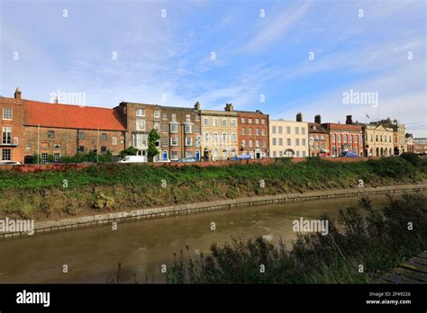 The North Brink Architecture River Nene Wisbech Town Cambridgeshire