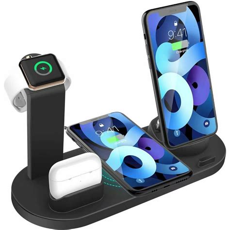 wireless charger station multiple charging station  apple