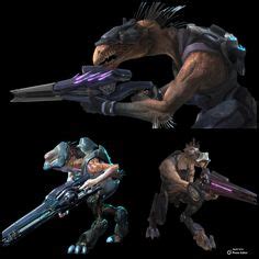 Kig Yar Jackal Ideas In Jackal Halo Concept Art